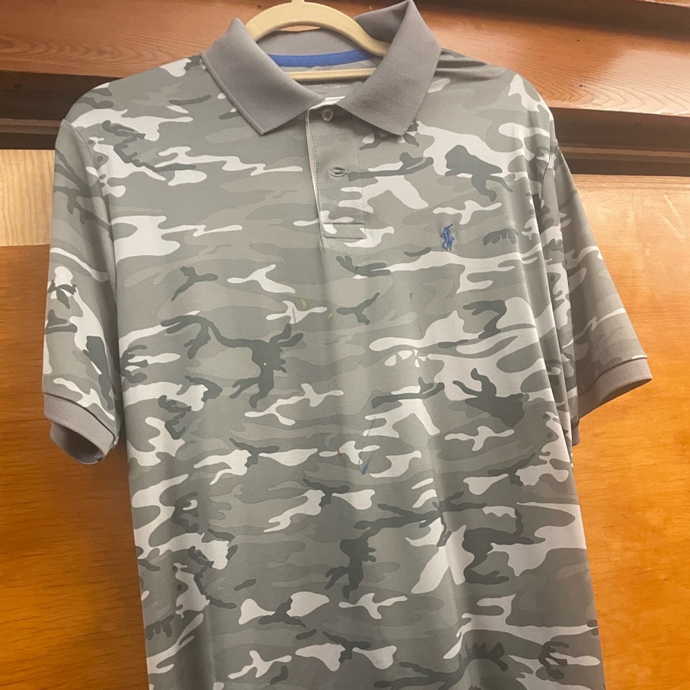 Polo by Ralph Lauren Boys size 18-20 grey camouflage. Great condition.